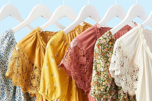 dresses on hanger